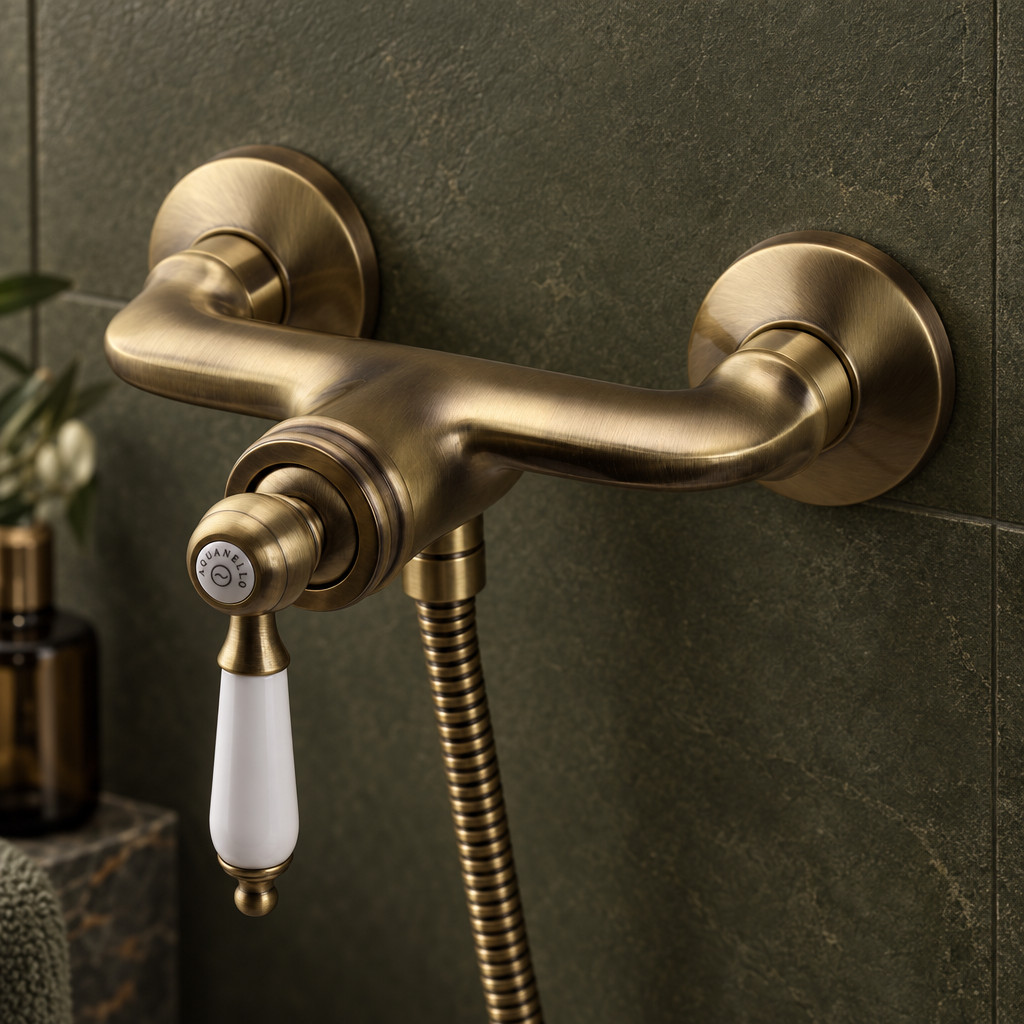 Aquanello Heritage Manor Classic Shower Mixer Bronze BN-2001-HM